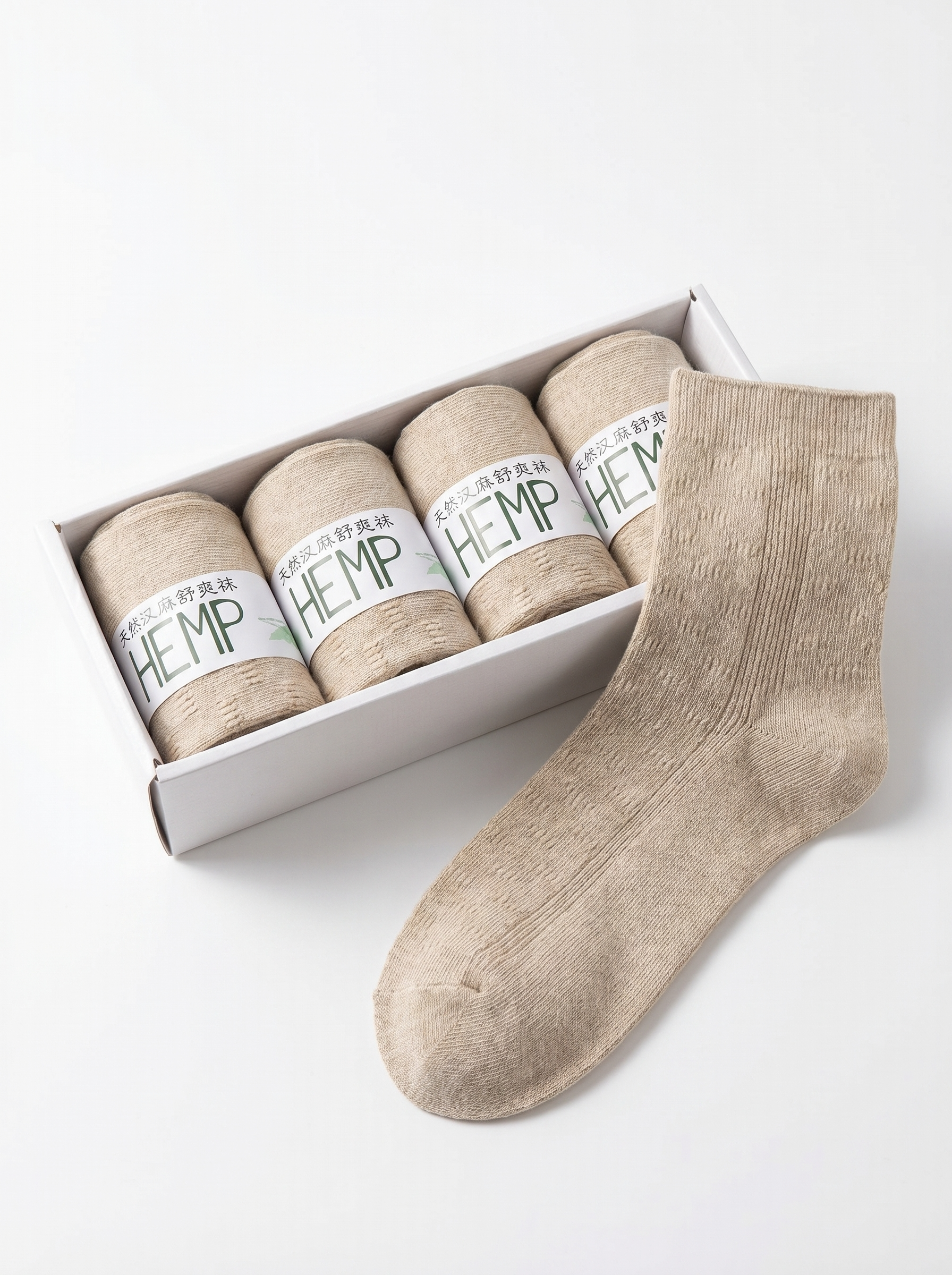 Ankle Hemp Socks (5 Pairs)