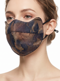 100% Gambiered Silk Face Mask