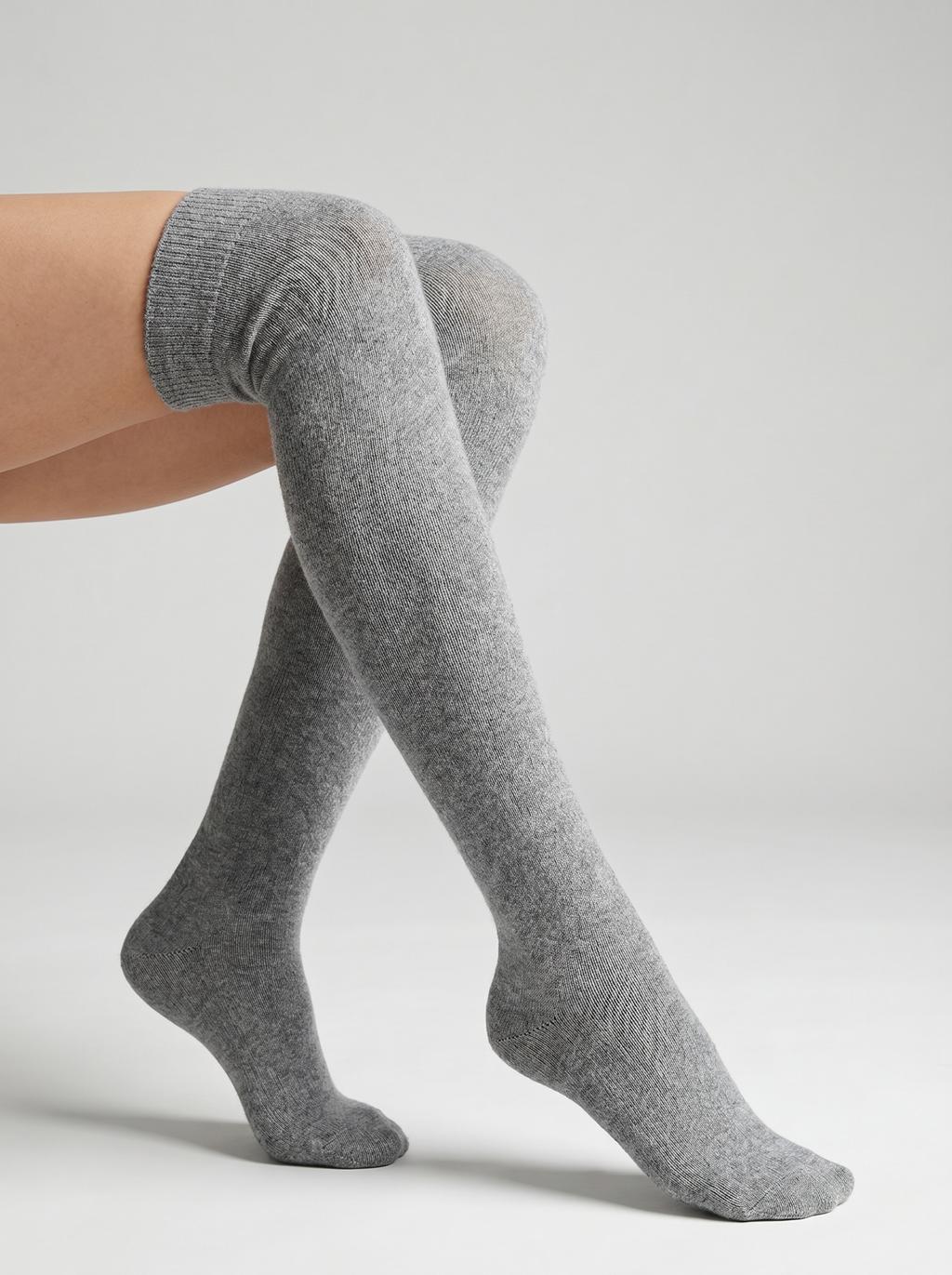 Over-the-Knee Cashmere Socks for Women