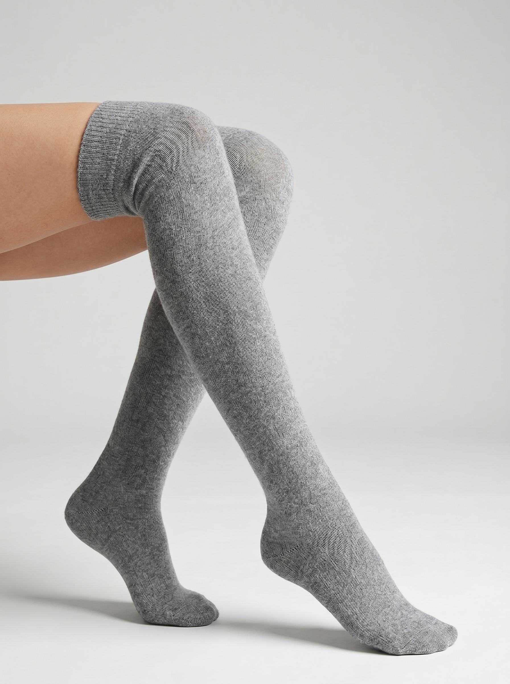 Over-the-Knee Cashmere Socks for Women